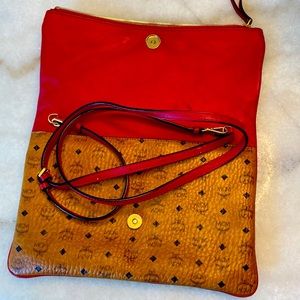 MCM clutch/crossbody handbag